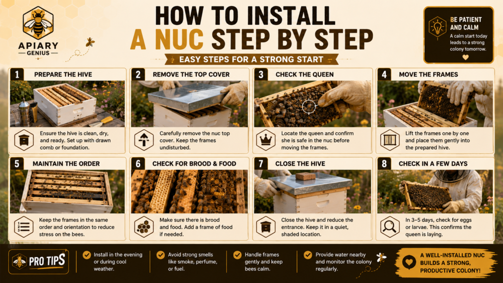 How to install a nuc step by step