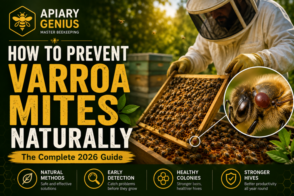 How to control varroa mites in honey bee colonies